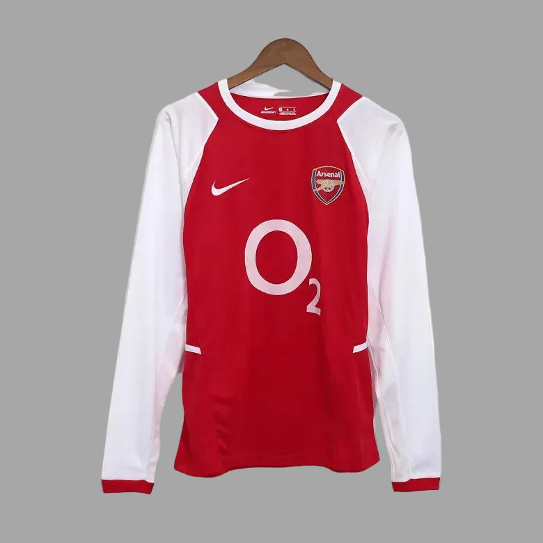 2002/03 Arsenal Long Sleeve Home (Very Good)
