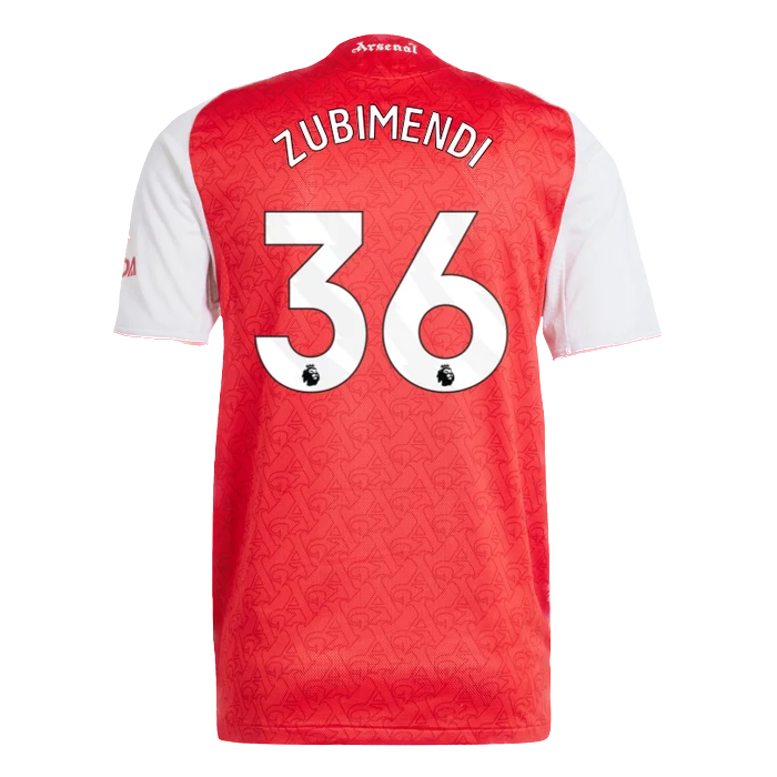 2025/26 Arsenal Zubimendi 36 Home Jersey