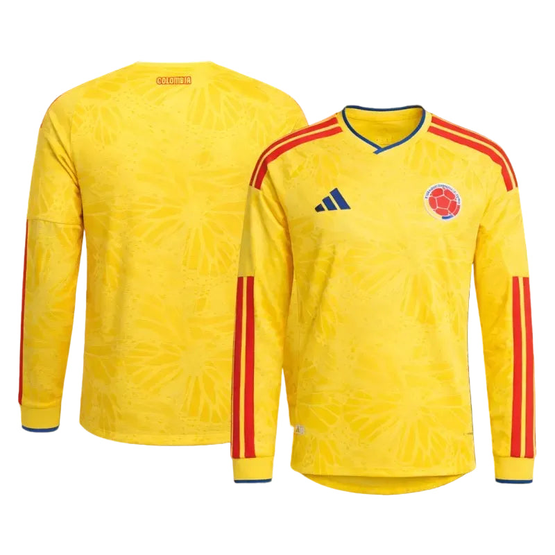 2026 World Cup Colombia Long Sleeve Home Jersey