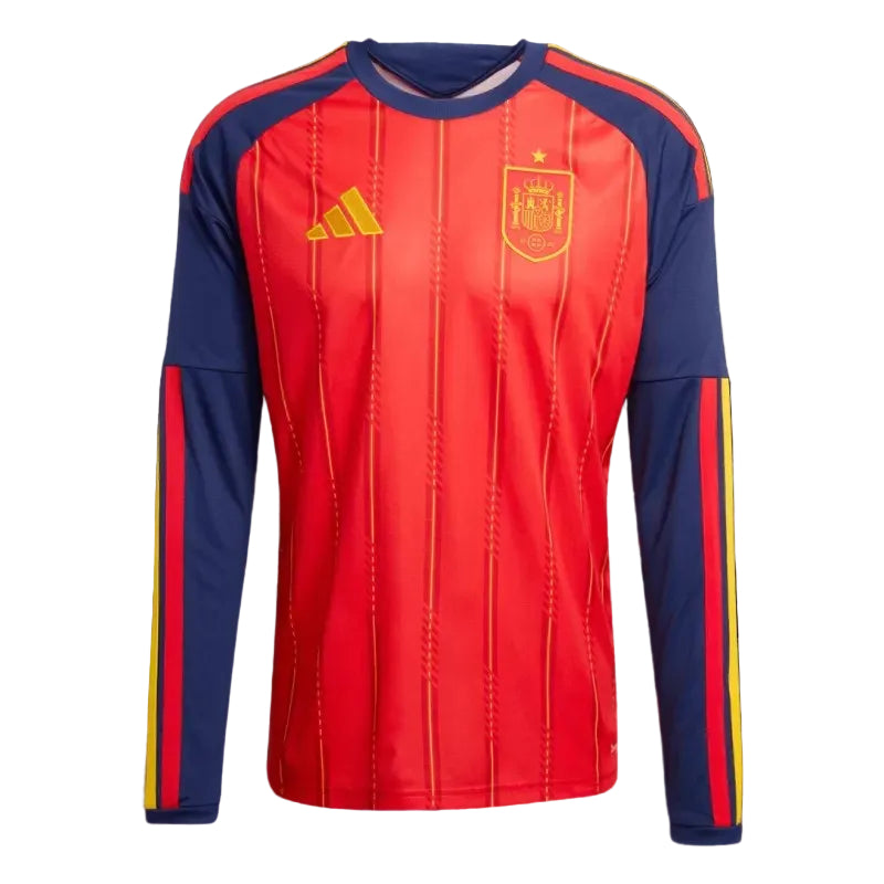 2026 World Cup Spain Long Sleeve Home Jersey