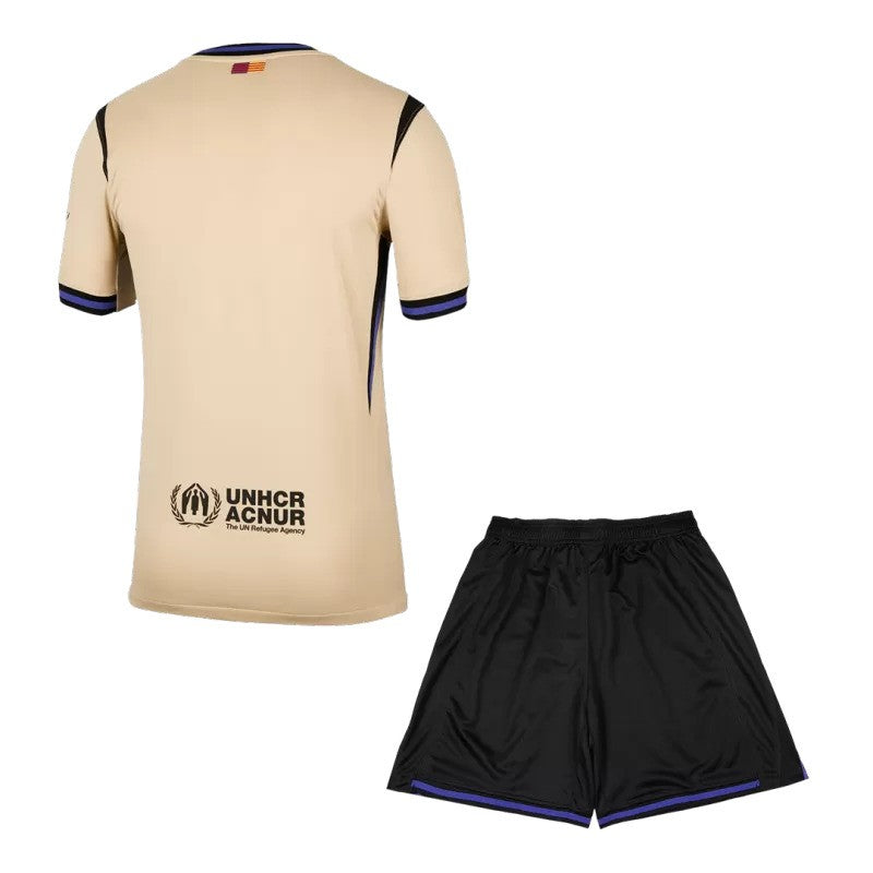 2025/26 Barcelona Away Kids Kit