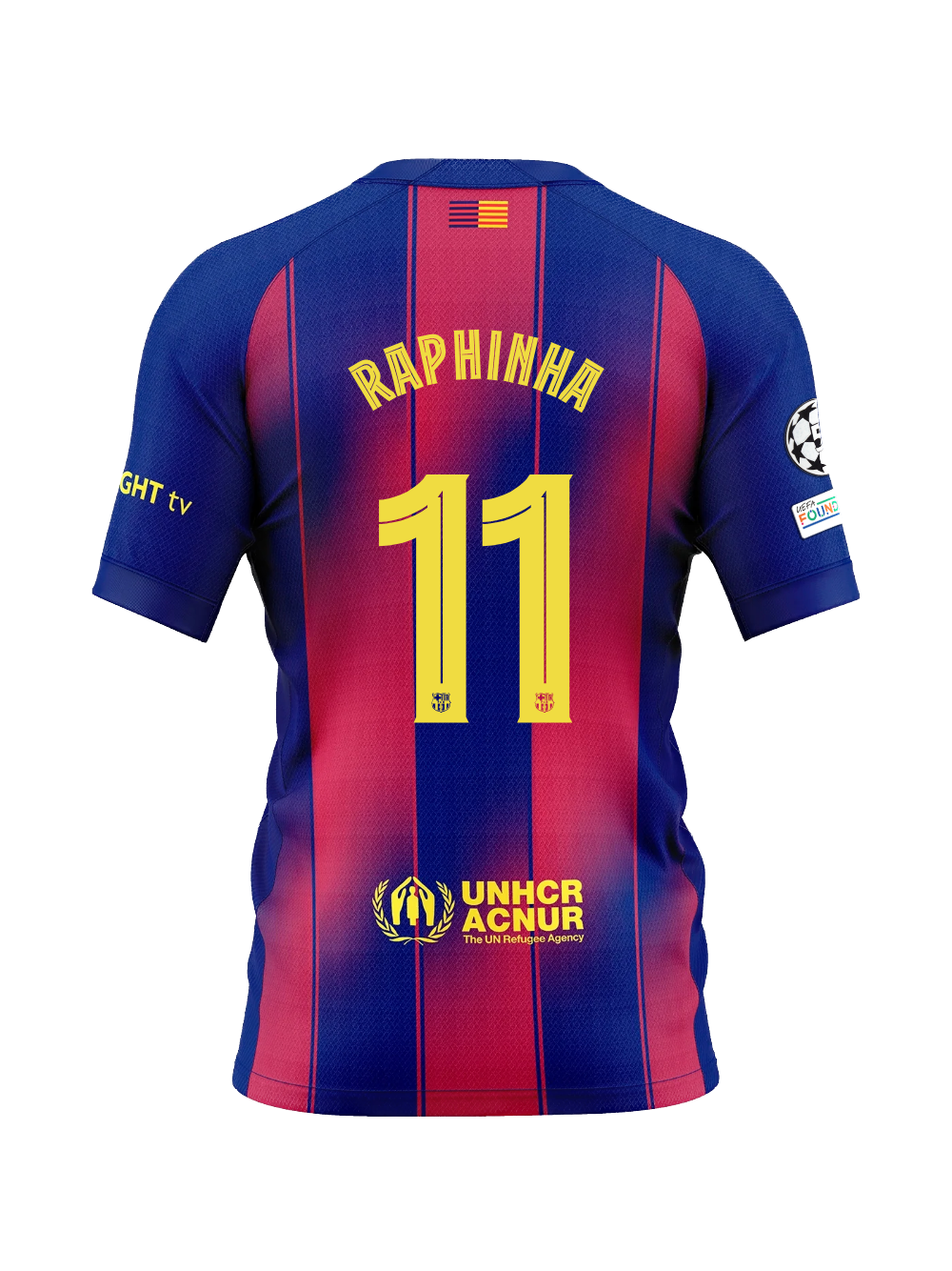 2025/26 Barcelona RAPHINHA Home Player Jersey