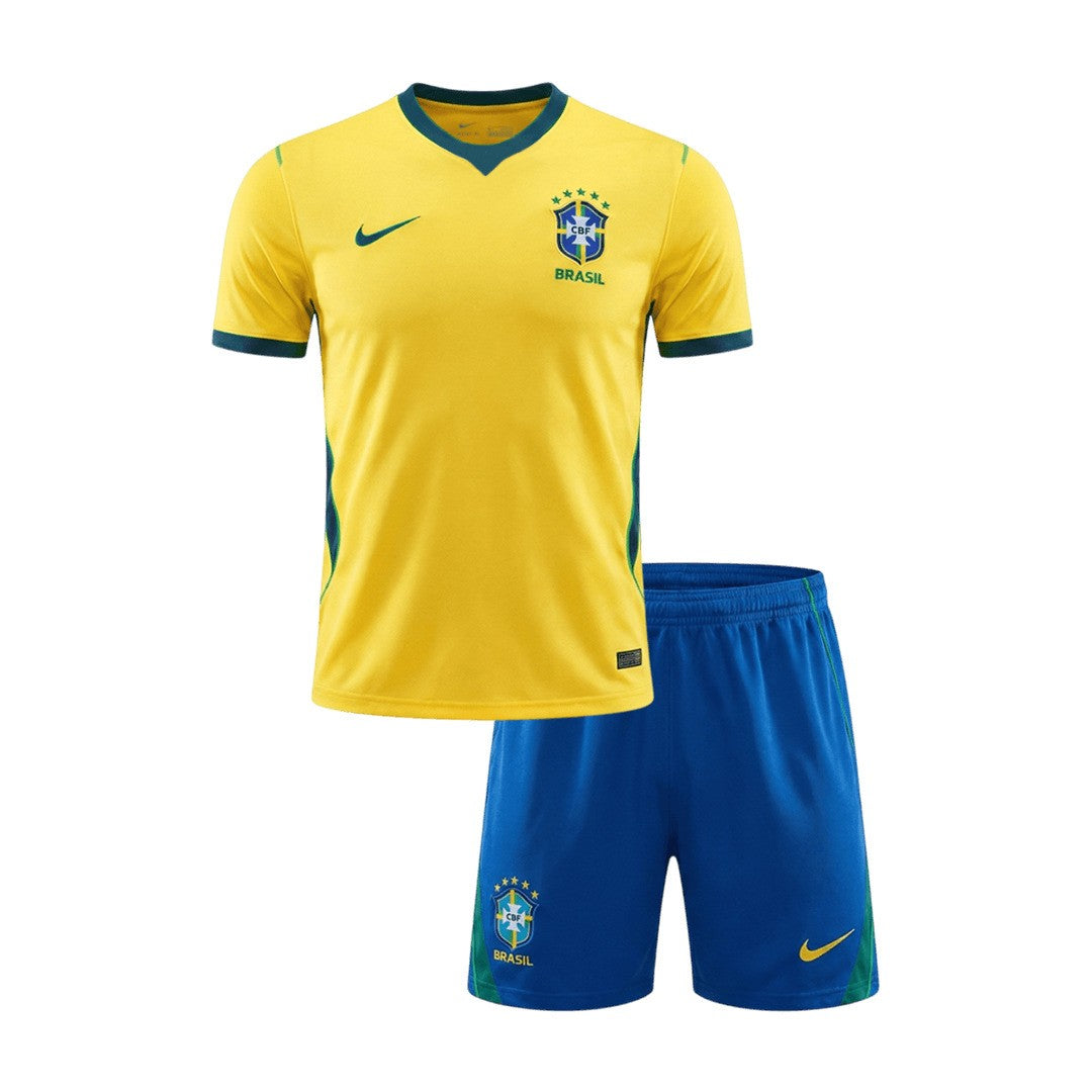 2026 World Cup Brazil Home Kids Kit