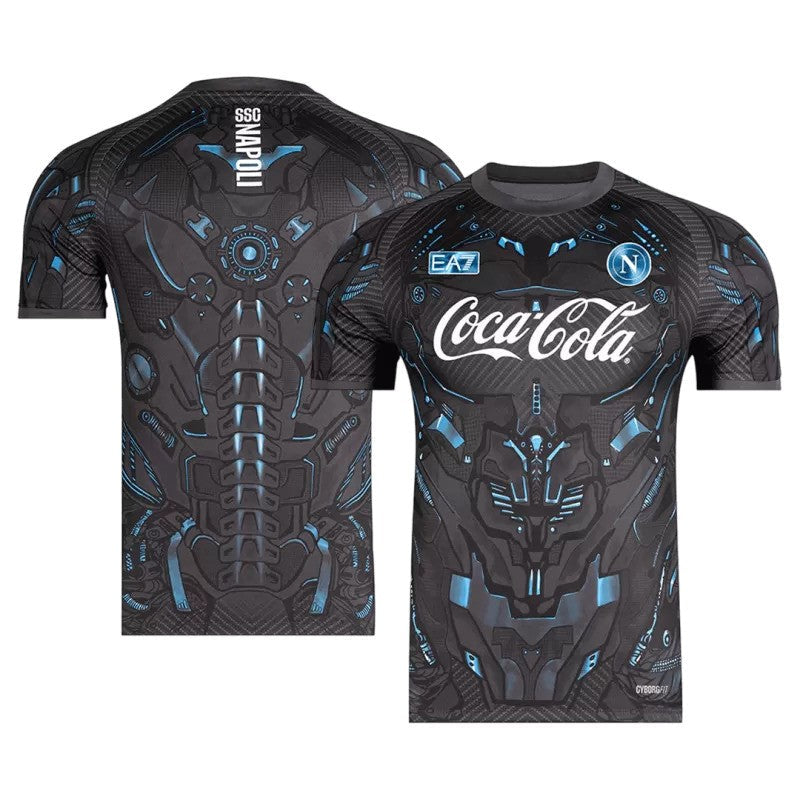 2025/26 SSC Napoli Pre-Match Jersey - Black