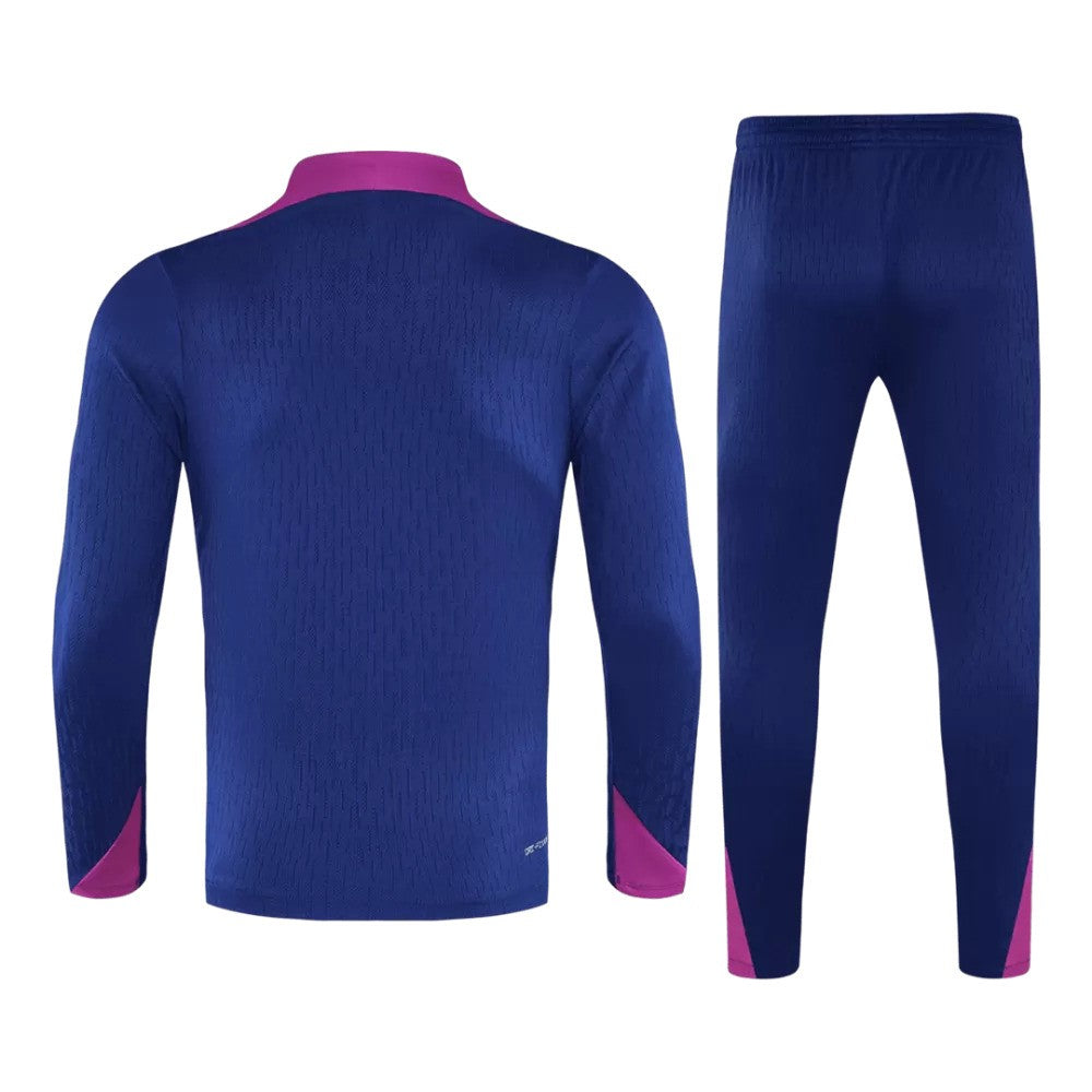 2025/26 Barcelona 1/4 Zip Tracksuit - Navy