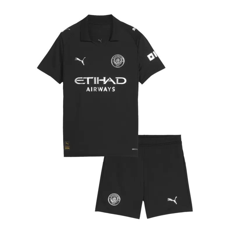 2025/26 Manchester City Away Kids Kit