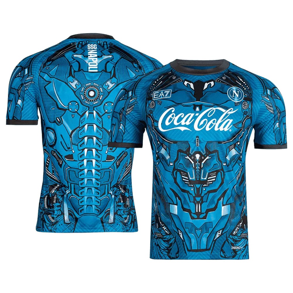 2025/26 SSC Napoli Pre-Match Jersey - Blue