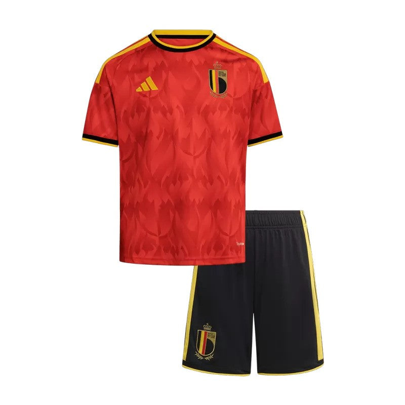 2026 World Cup Belgium Home Kids Kit
