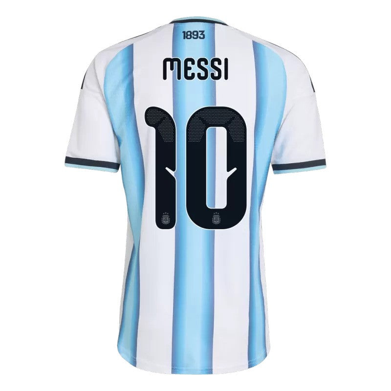2026 World Cup Argentina Messi Home Jersey with World Champions Patch
