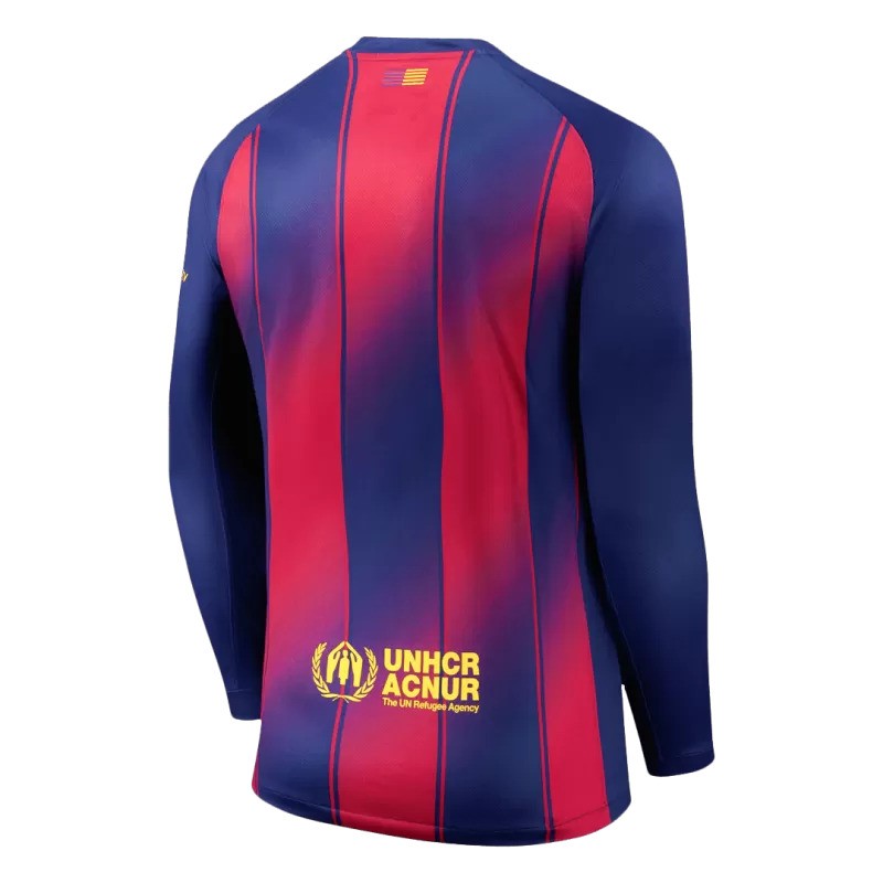 2025/26 Barcelona Home Long Sleeve Jersey