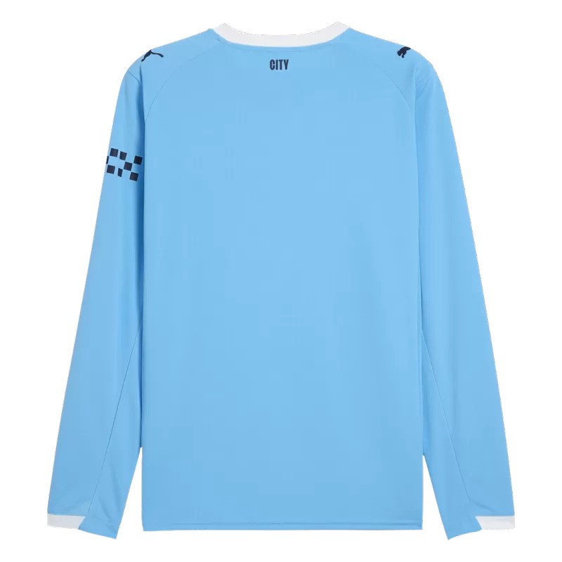 2025/26 Man City Home Long Sleeve Jersey