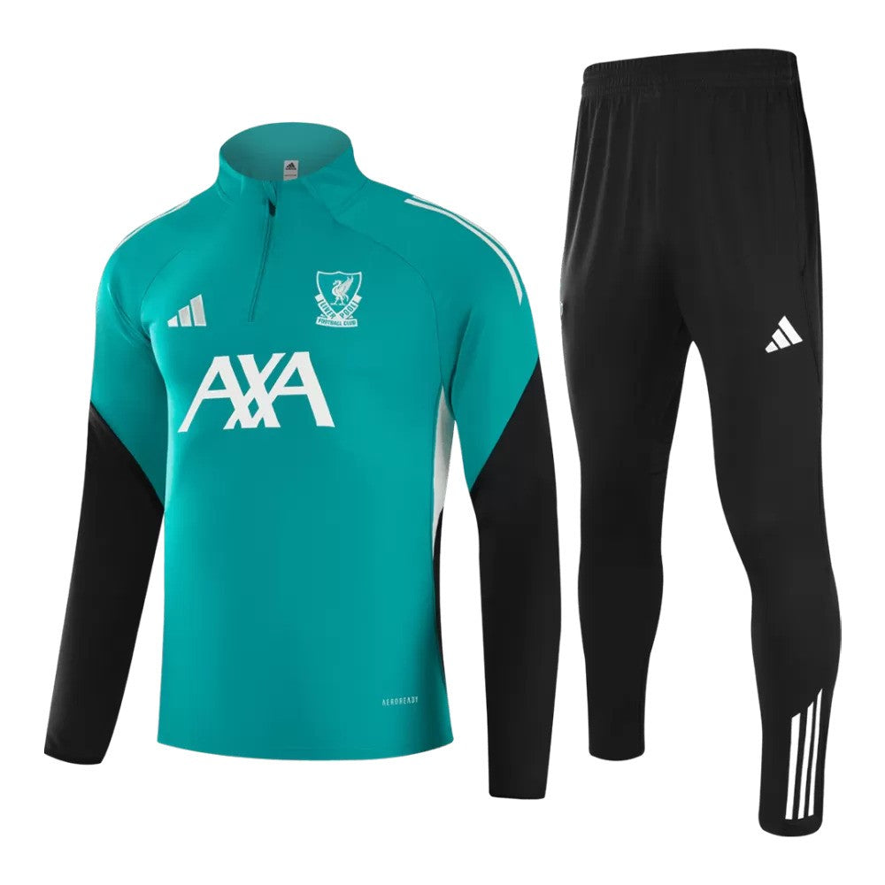 2025/26 Liverpool 1/4 Zip Tracksuit - Green