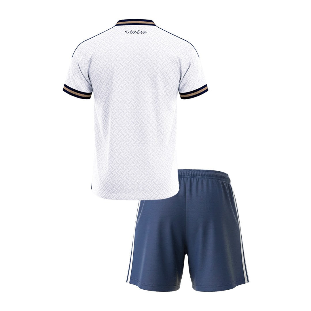 2026 World Cup Italy Away Kids Kit