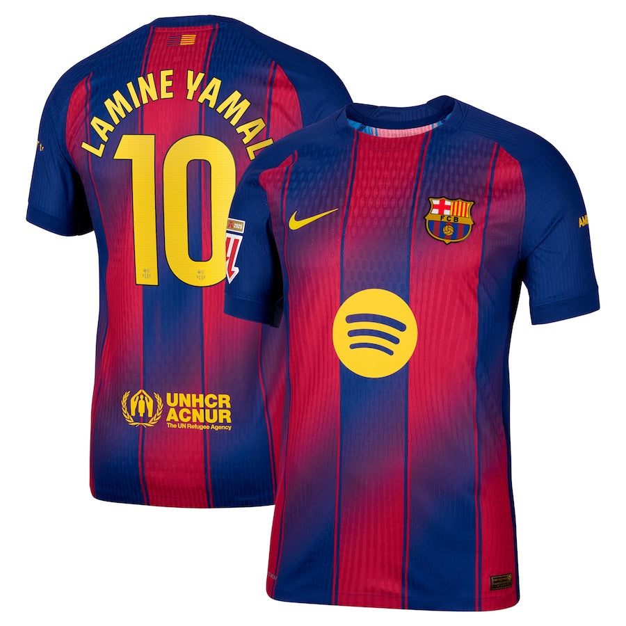 2025/26 Barcelona LAMINE YAMAL 10 Home Player Jersey