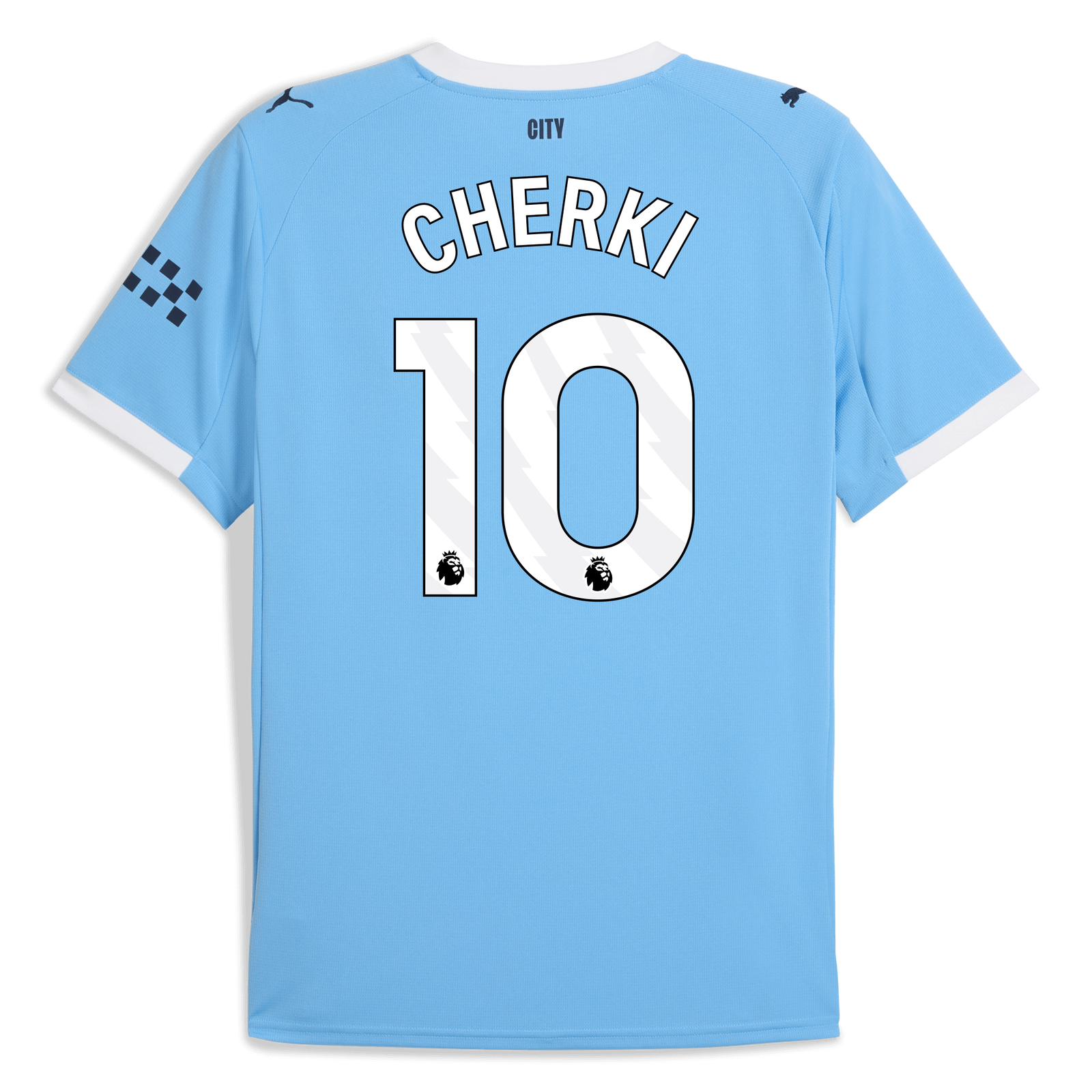 2025/26 Man City Cherki 10 Home Player Jersey