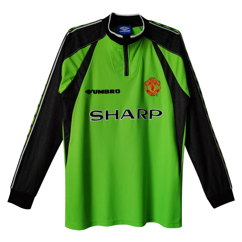 Camiseta de manga larga de portero del Manchester United 1998/99 (menta)