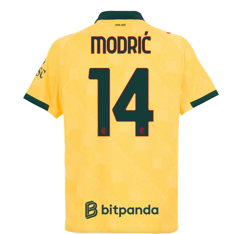 2025/26 Ac Milan MODRIC 14 Third Jersey