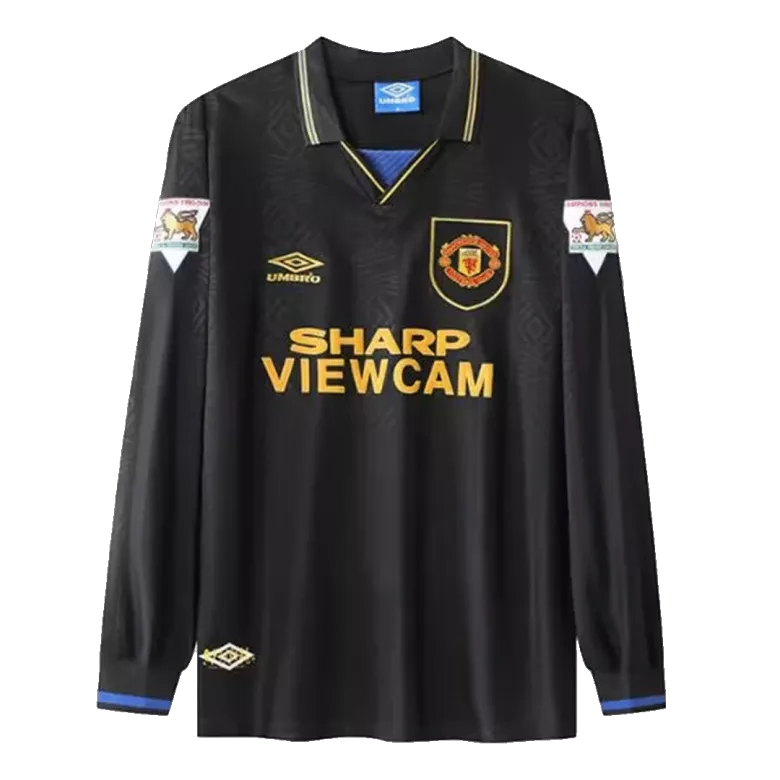 Koszulka wyjazdowa Manchester United 1993/94 z długim rękawem (doskonała)