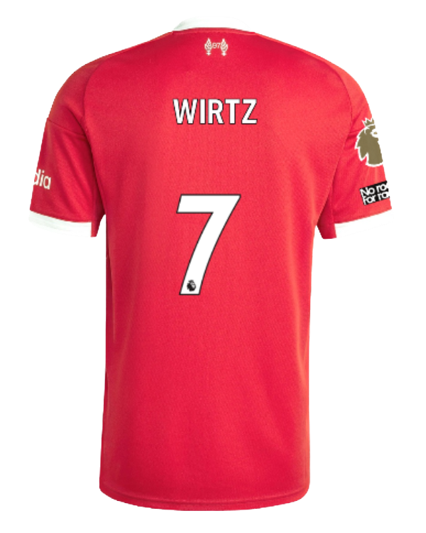 2025/26 Liverpool WIRTZ 7 Home Player Jersey