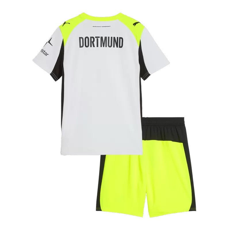 2025/26 Borussia Dortmund Away Kids Kit