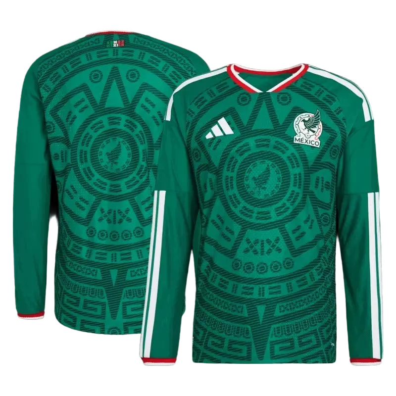 2026 World Cup Mexico Long Sleeve Home Jersey