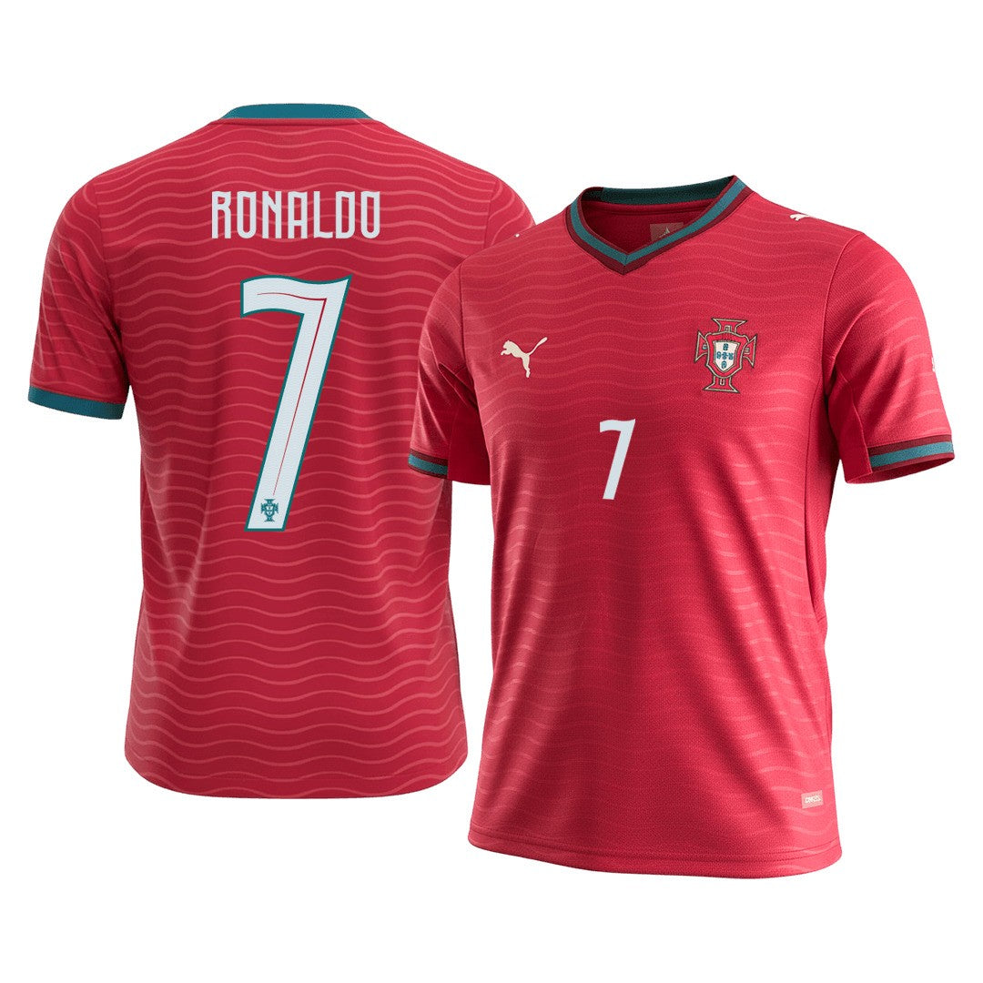 2026 World Cup Portugal RONALDO #7 Home Player Jersey