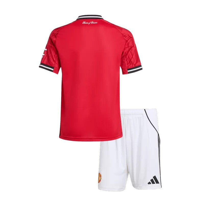 2025/26 Manchester United Home Kids Kit