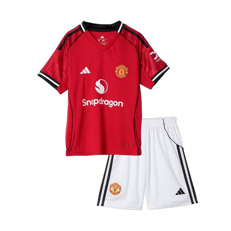 2025/26 Manchester United Home Kids Kit