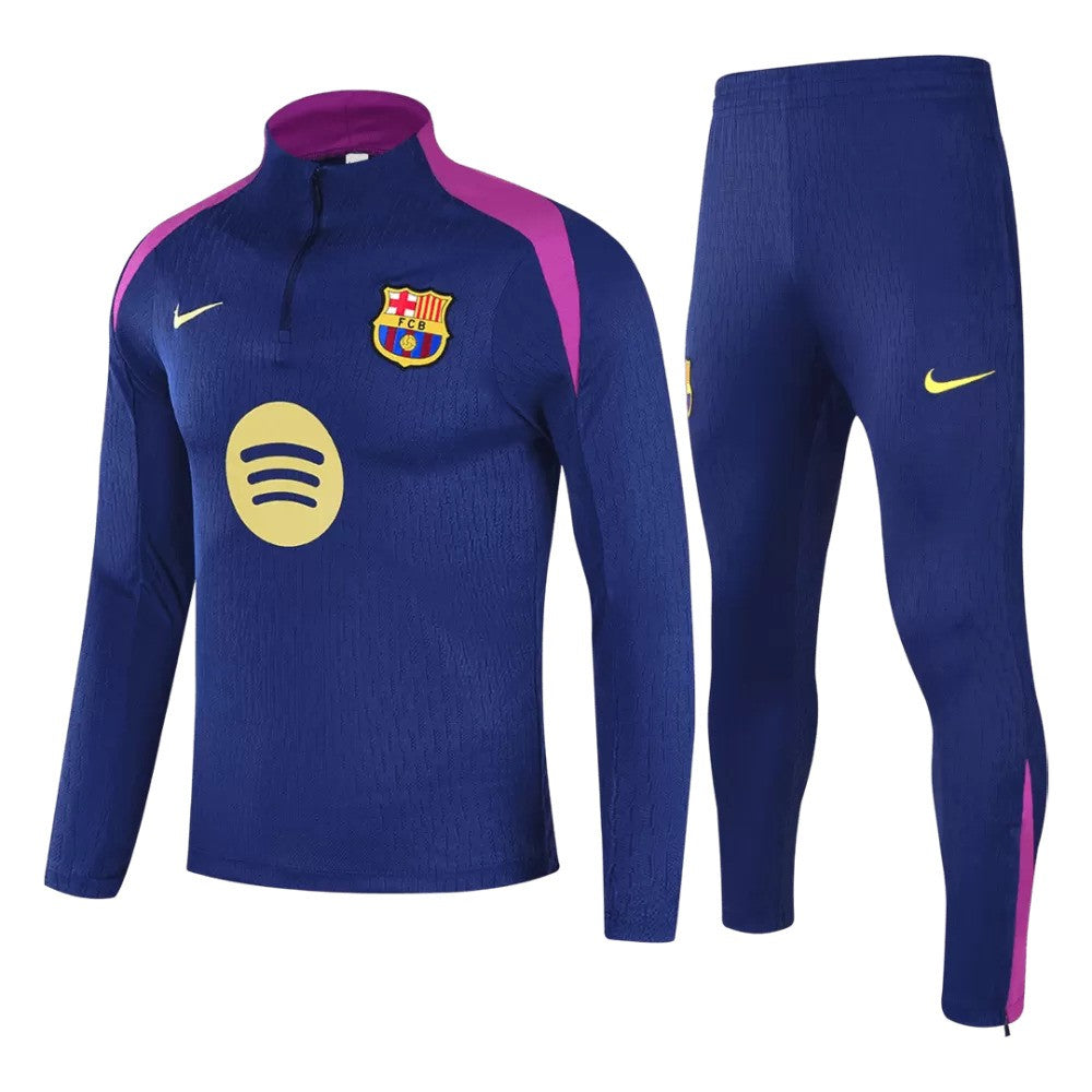 2025/26 Barcelona 1/4 Zip Tracksuit - Navy