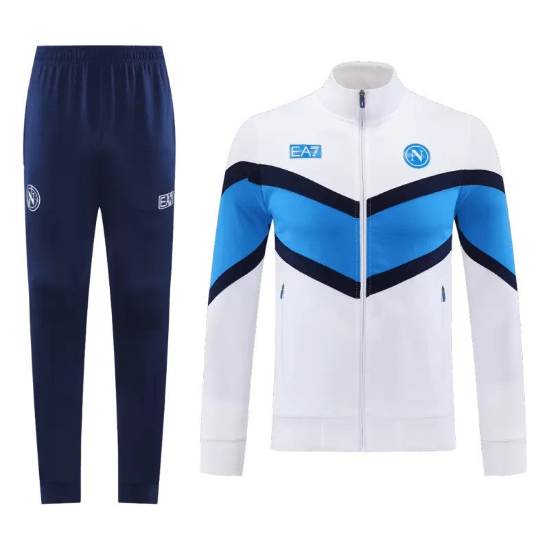 2025/26 SSC Napoli Jacket Tracksuit - White