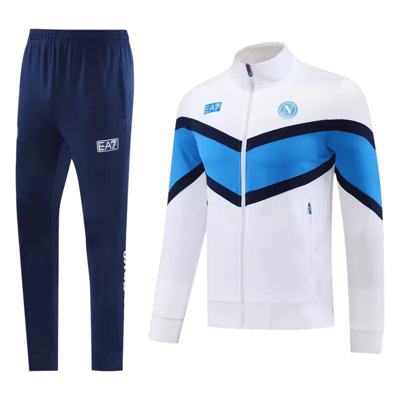 2025/26 SSC Napoli Jacket Tracksuit - White