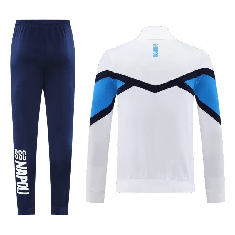2025/26 SSC Napoli Jacket Tracksuit - White