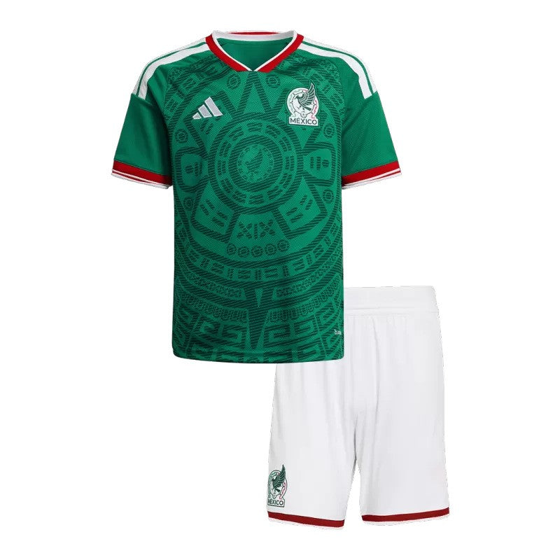2026 World Cup Mexico Home Kids Kit