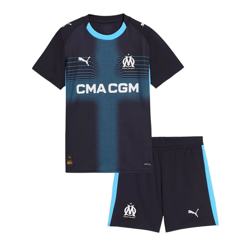 2025/26 Marseille Away Kids Kit