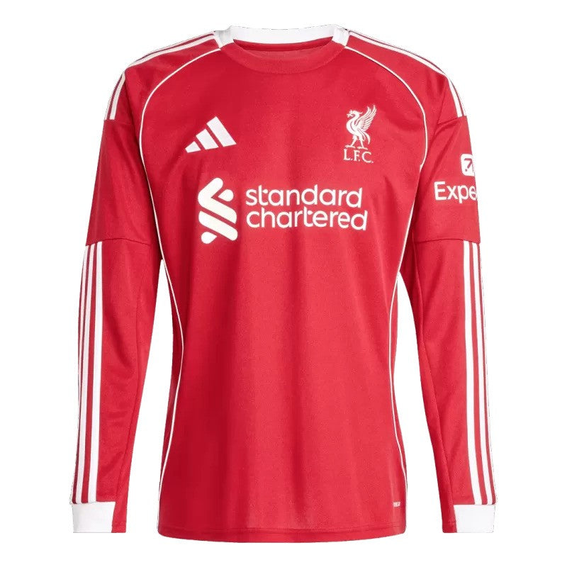 2025/26 Liverpool Home Long Sleeve Jersey
