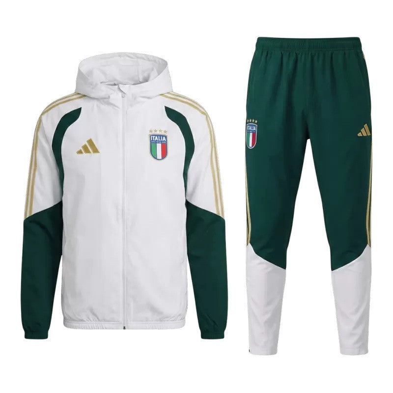 2026 Italy Hoodie Tracksuit - White