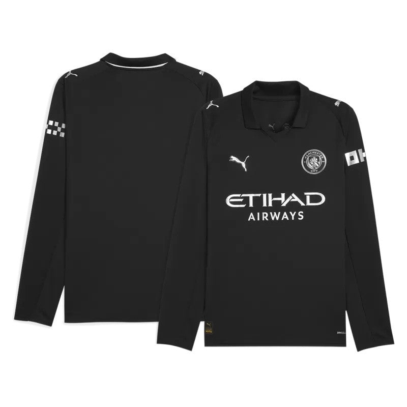 2025/26 Man City Away Long Sleeve Jersey