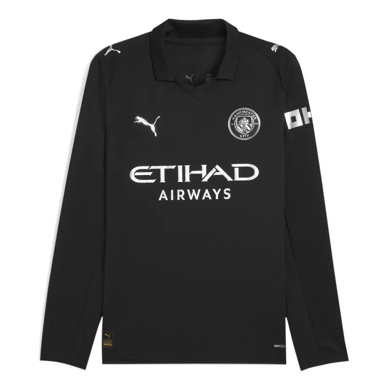 2025/26 Man City Away Long Sleeve Jersey