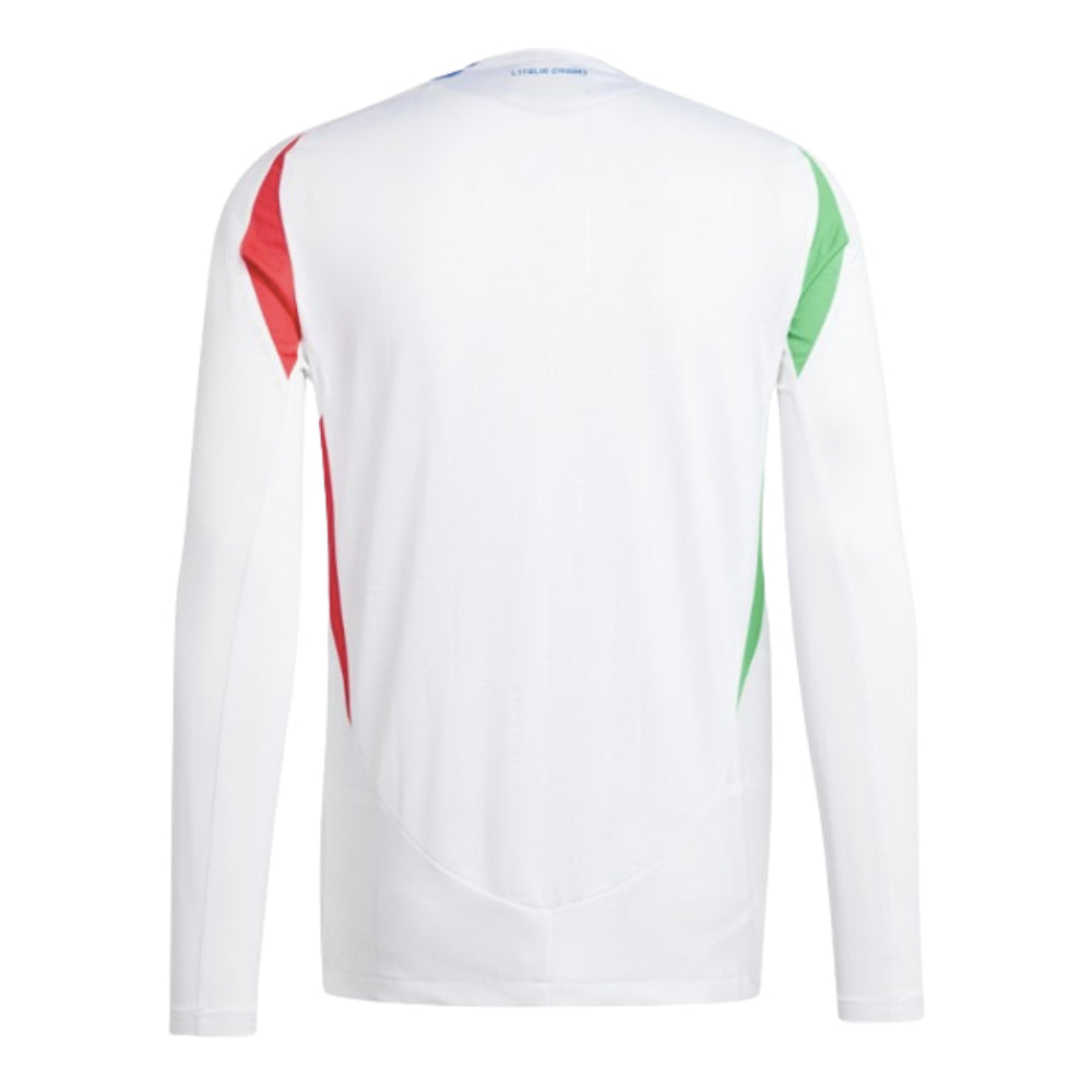 2024-2025 Italy Authentic Long Sleeve Away Shirt_1