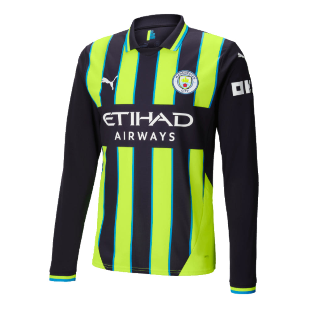 2024-2025 Man City Away Long Sleeve Shirt_0